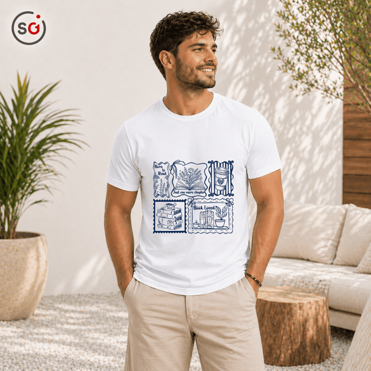 Born to Read & Book Loved T-Shirt | Buchliebhaber Design für Damen & Herren - StyleOne