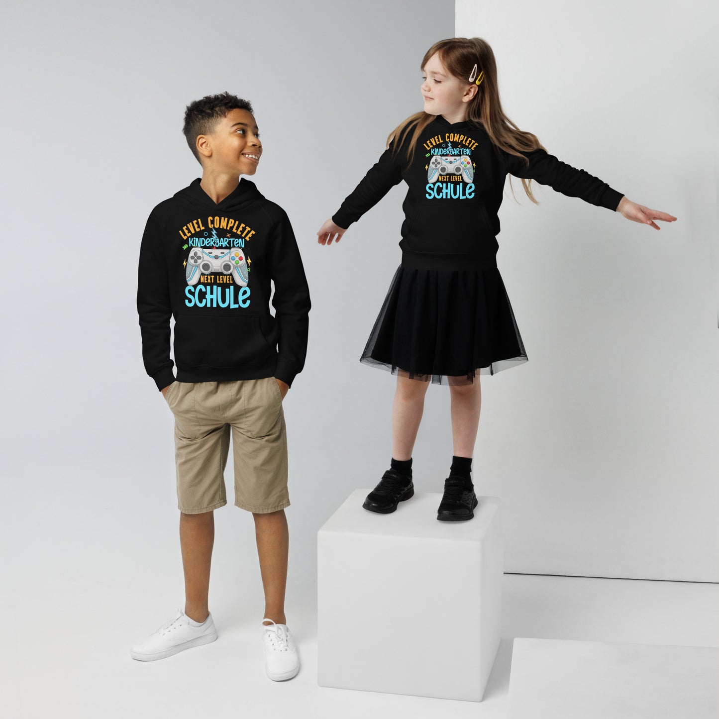 Kindergarten, Level Complete! Next Level, Schule! Einschulung Hoodie