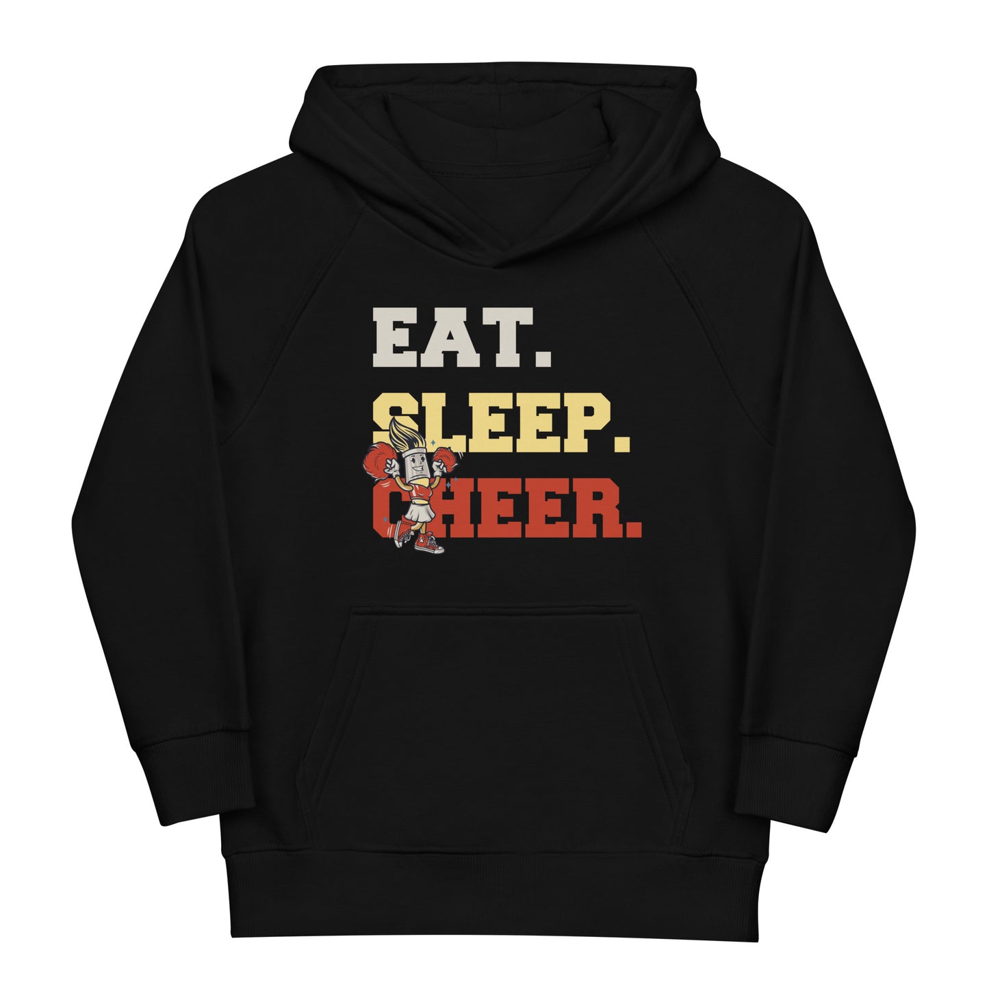 Eat Sleep CHEER Hoodie - Immer Cheerleading für Kids