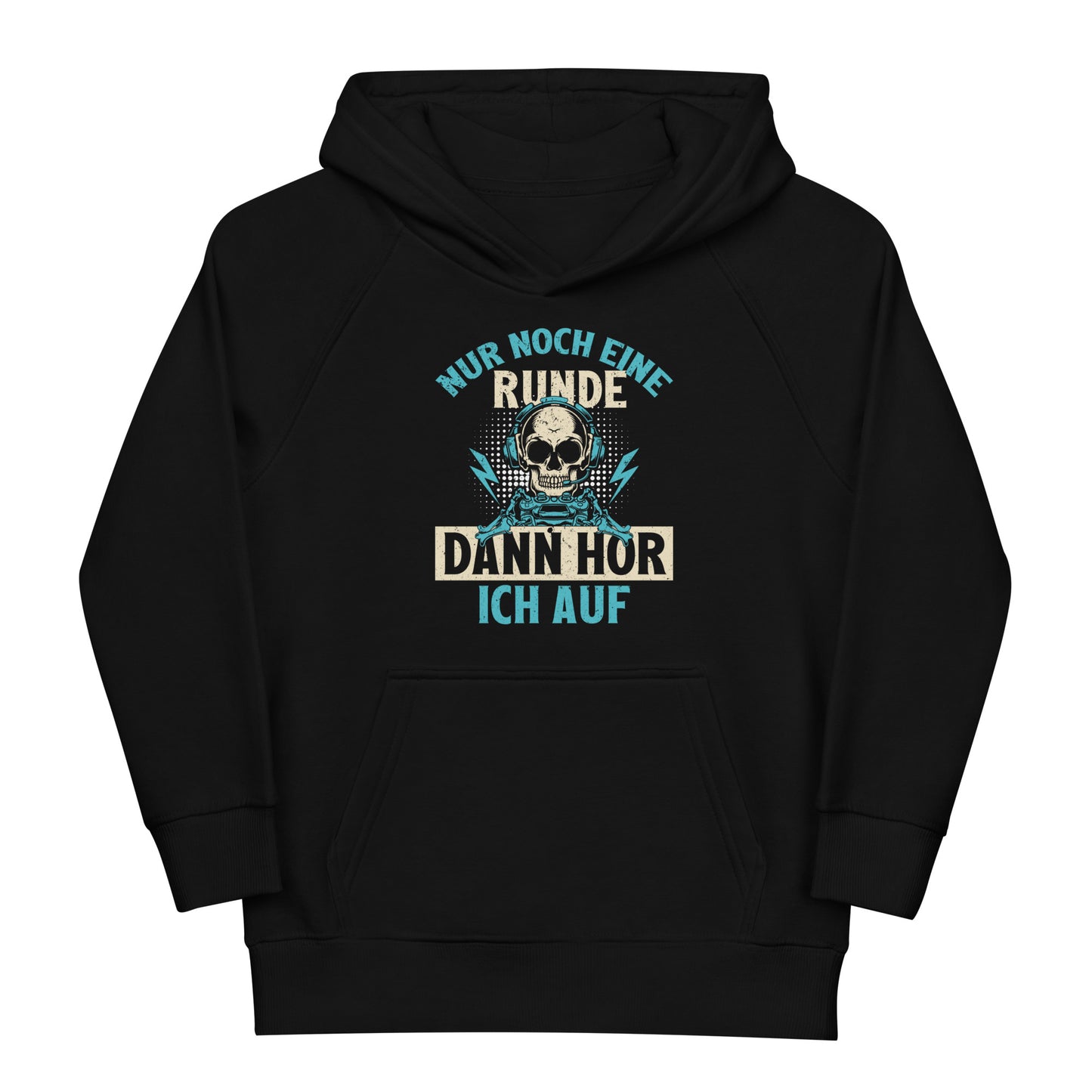 Gamer-Lebensmotto: Nur noch eine Runde, dann ist Schluss! Hoodie