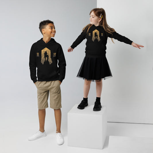 Stylischer Kinder Hoodie: Retro Vintage mit Pferdesilhouette für kleine Trendsetter