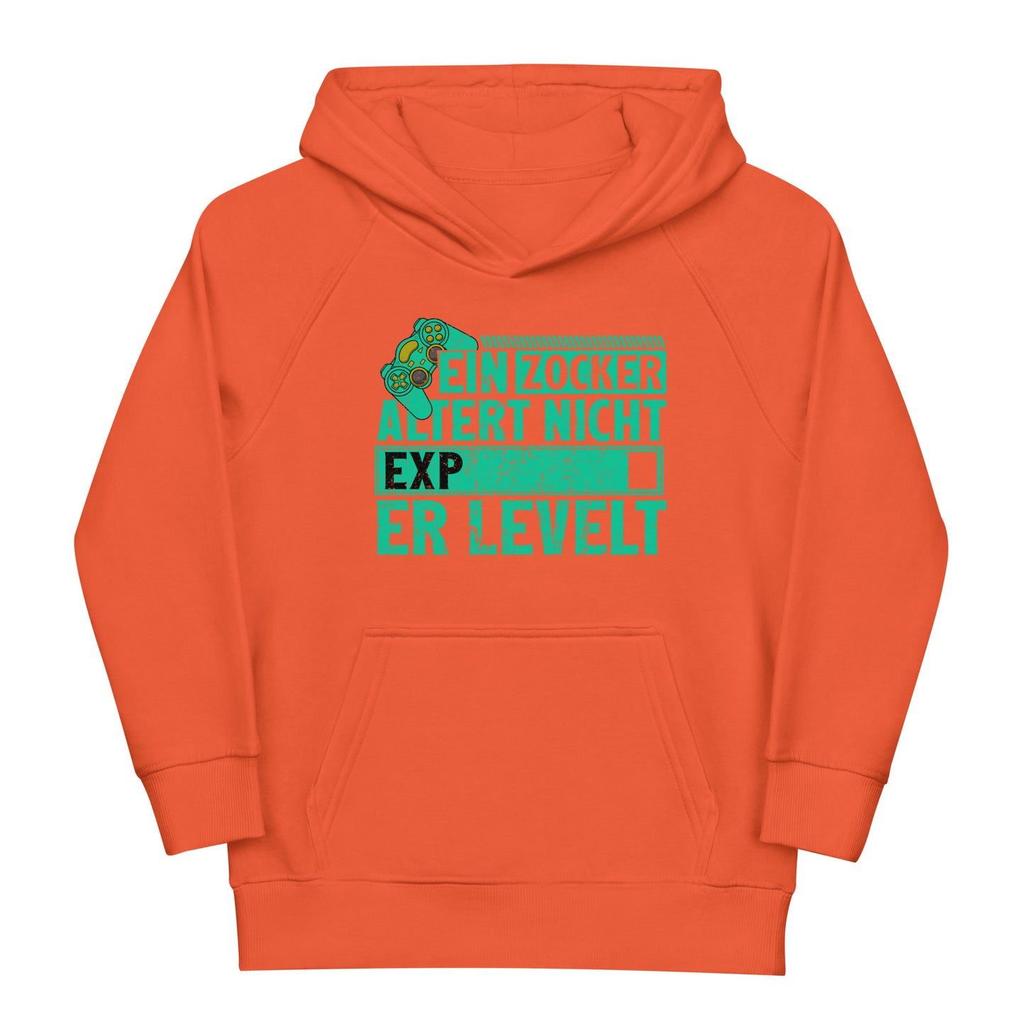 Gaming-Motto: Ein Zocker altert nicht, er levelt! Hoodie