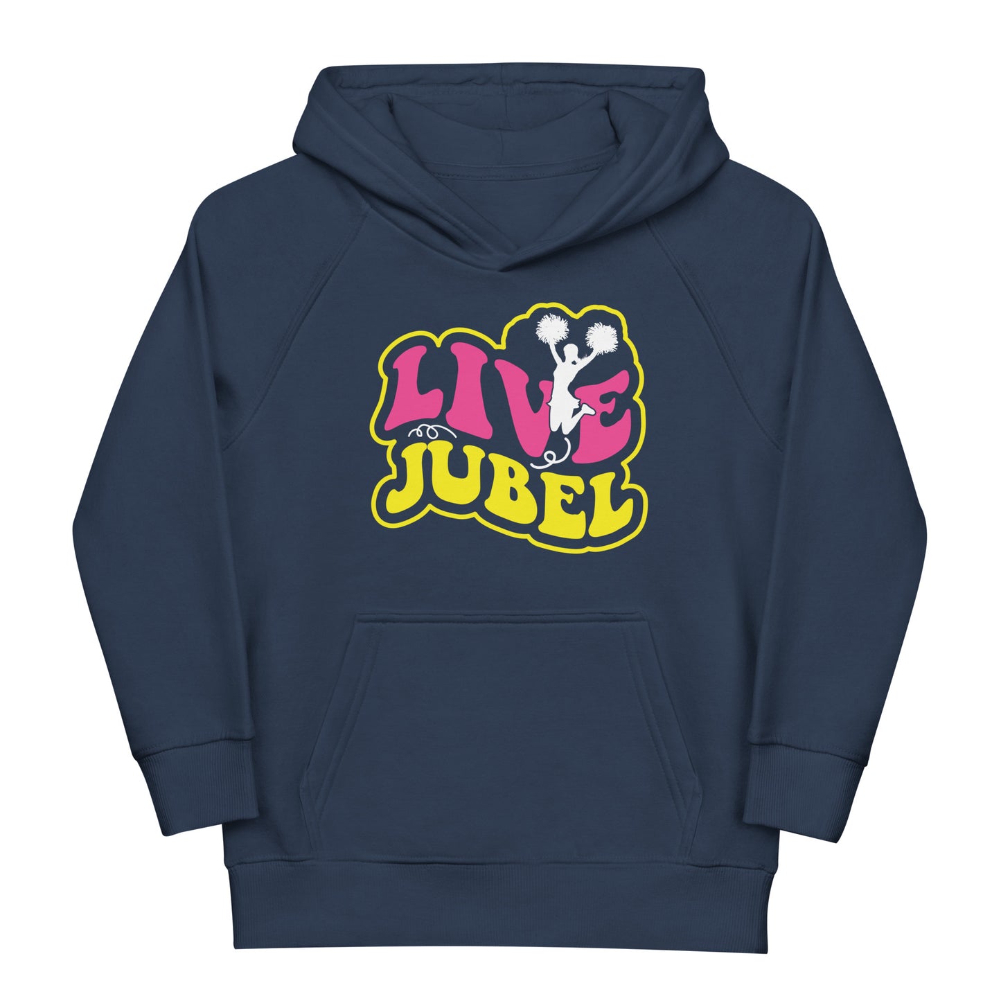 Lebendiger Kinder Hoodie: 'Live Jubel Cheer! - Cheerleading!