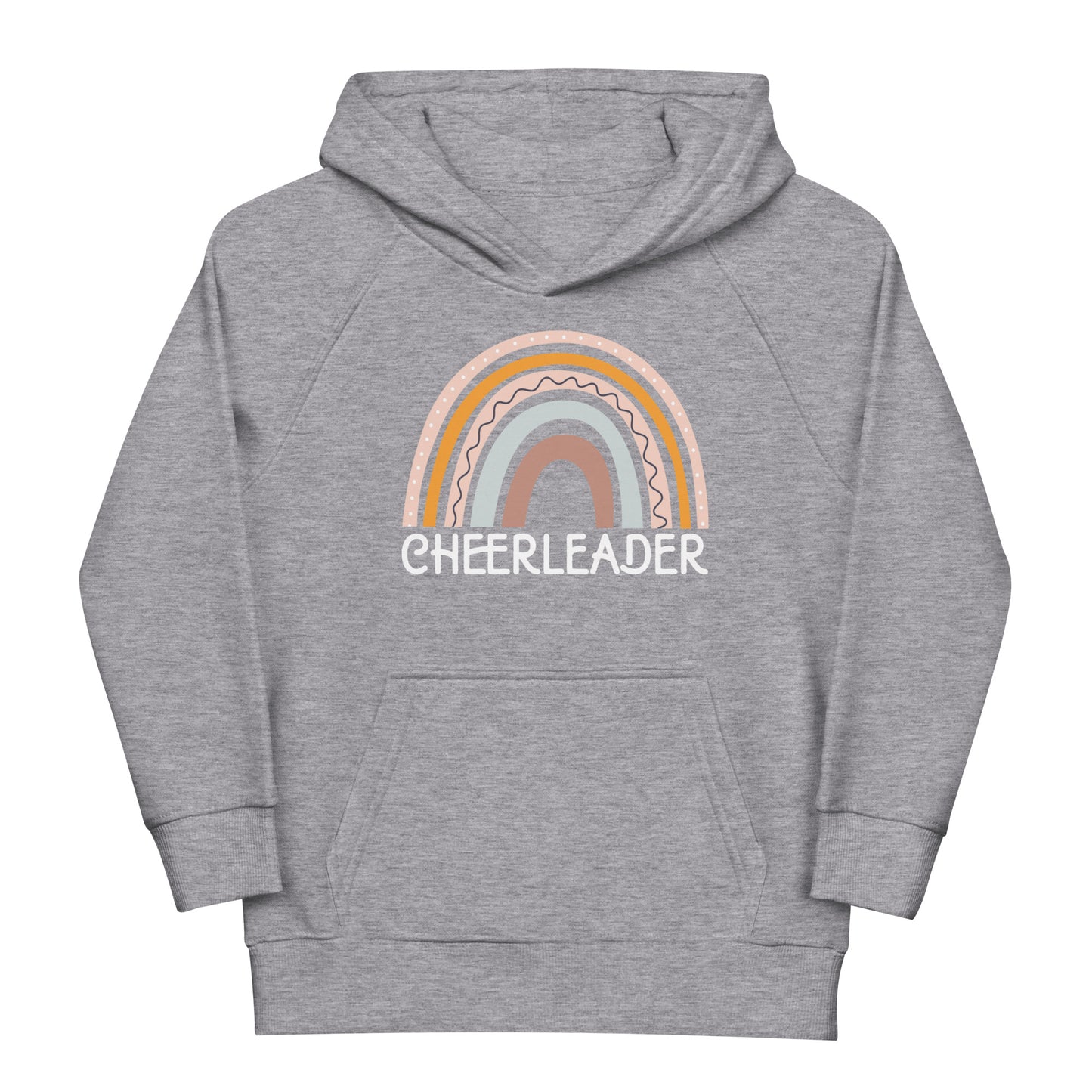 Cheerleader Rainbow Style Hoodie - Bunte Vielfalt im Cheerleading-Look