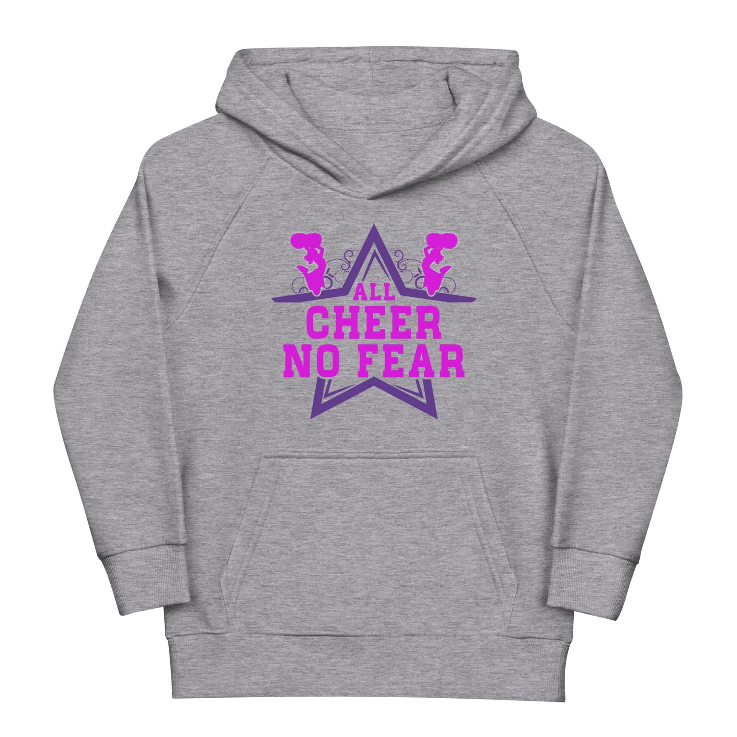 All Cheer No Fear Hoodie für Cheerleading Fans – Stylischer Kapuzenpullover
