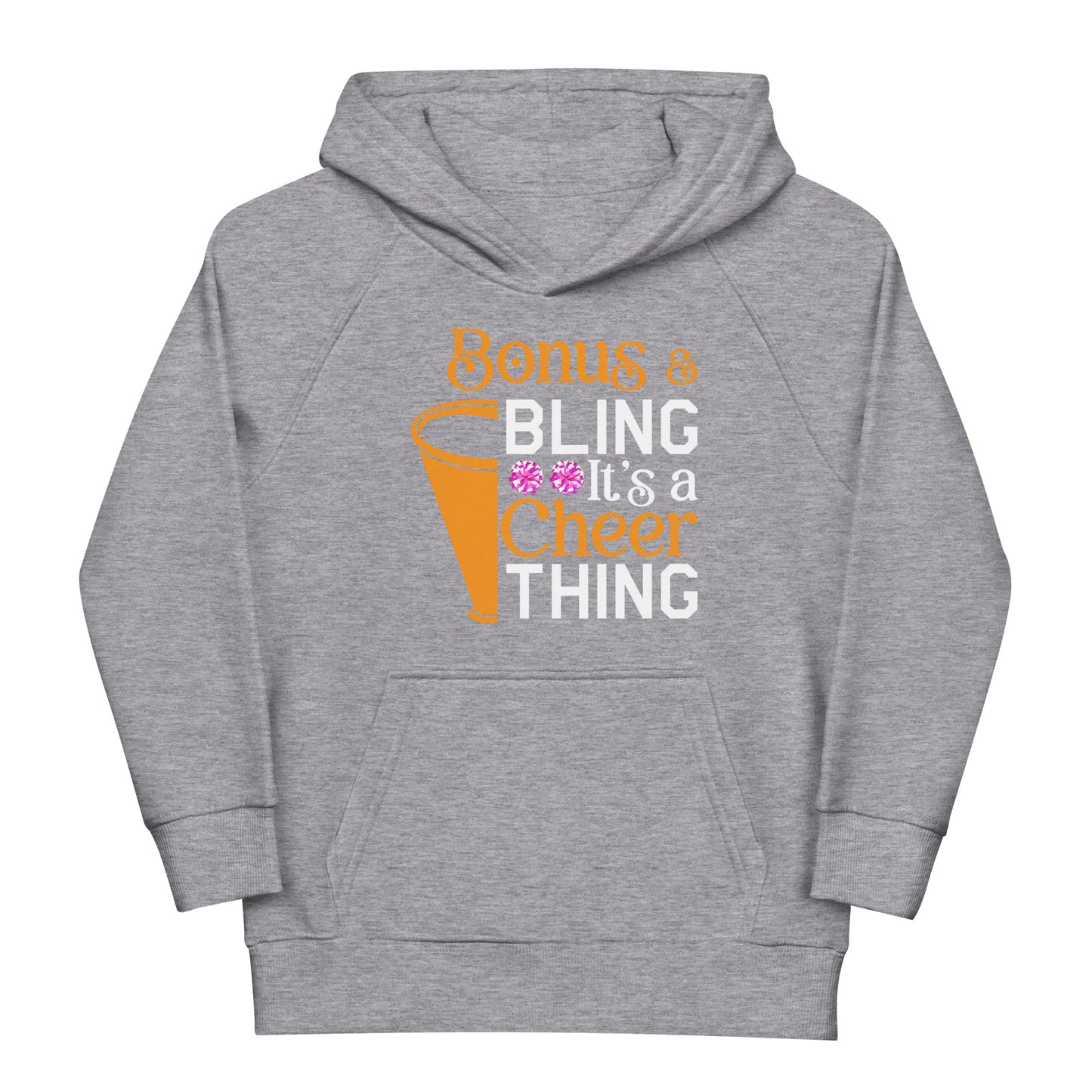Bonus and Bling Cheer Hoodie – Perfekter Kapuzenpullover für Cheerleader