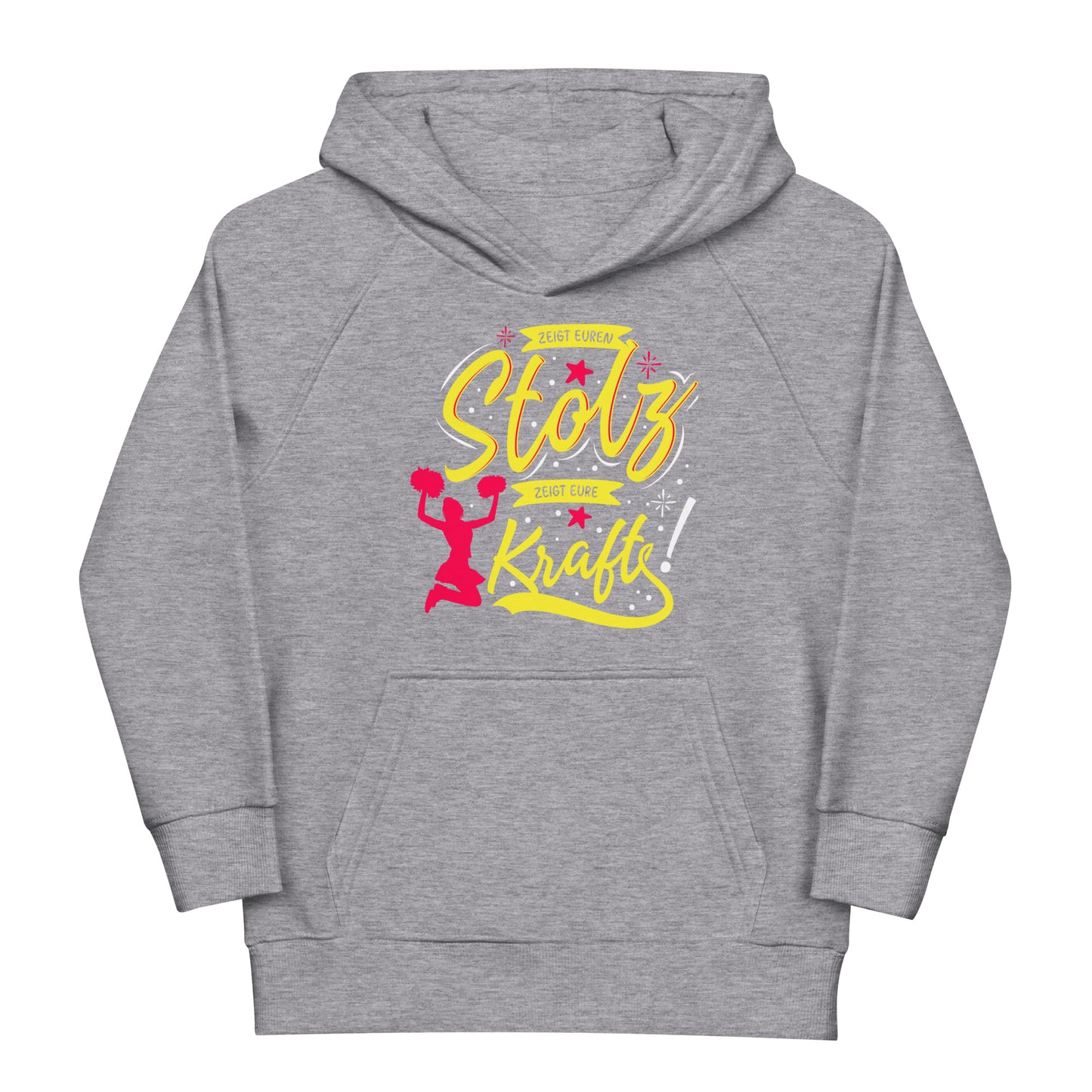 Zeigt euren STOLZ, zeigt eure KRAFT! Hoodie – Kraftvolles Statement im Cheerleading