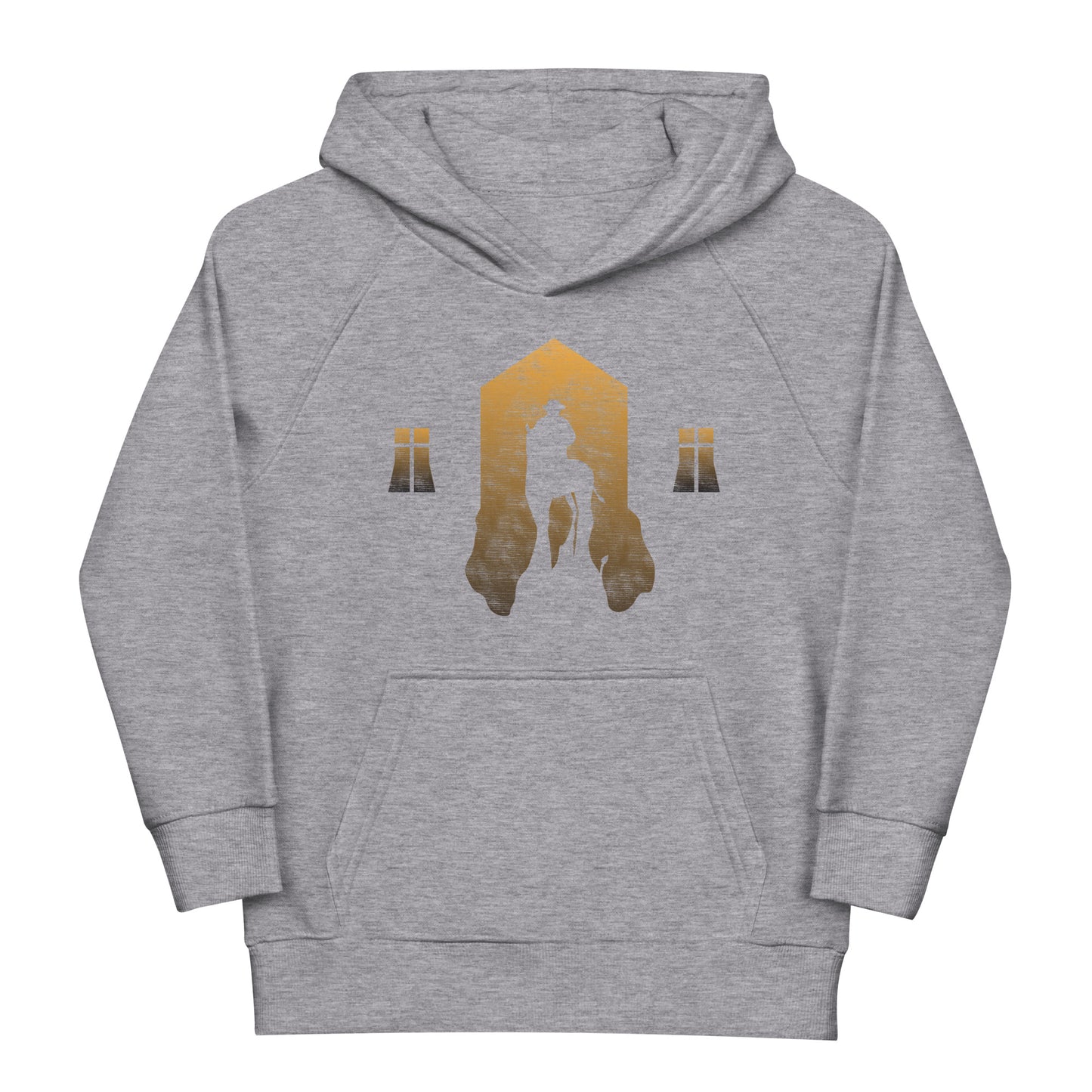 Stylischer Kinder Hoodie: Retro Vintage mit Pferdesilhouette für kleine Trendsetter