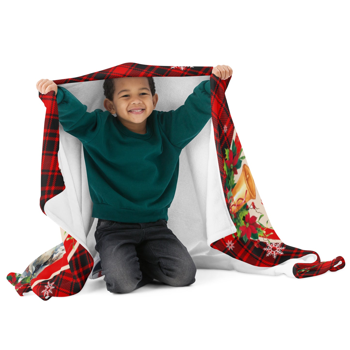 Zelebriere Weihnachten mit Stil: Kuscheldecke 'Hey mein Schatz, Weihnachten zelebrieren