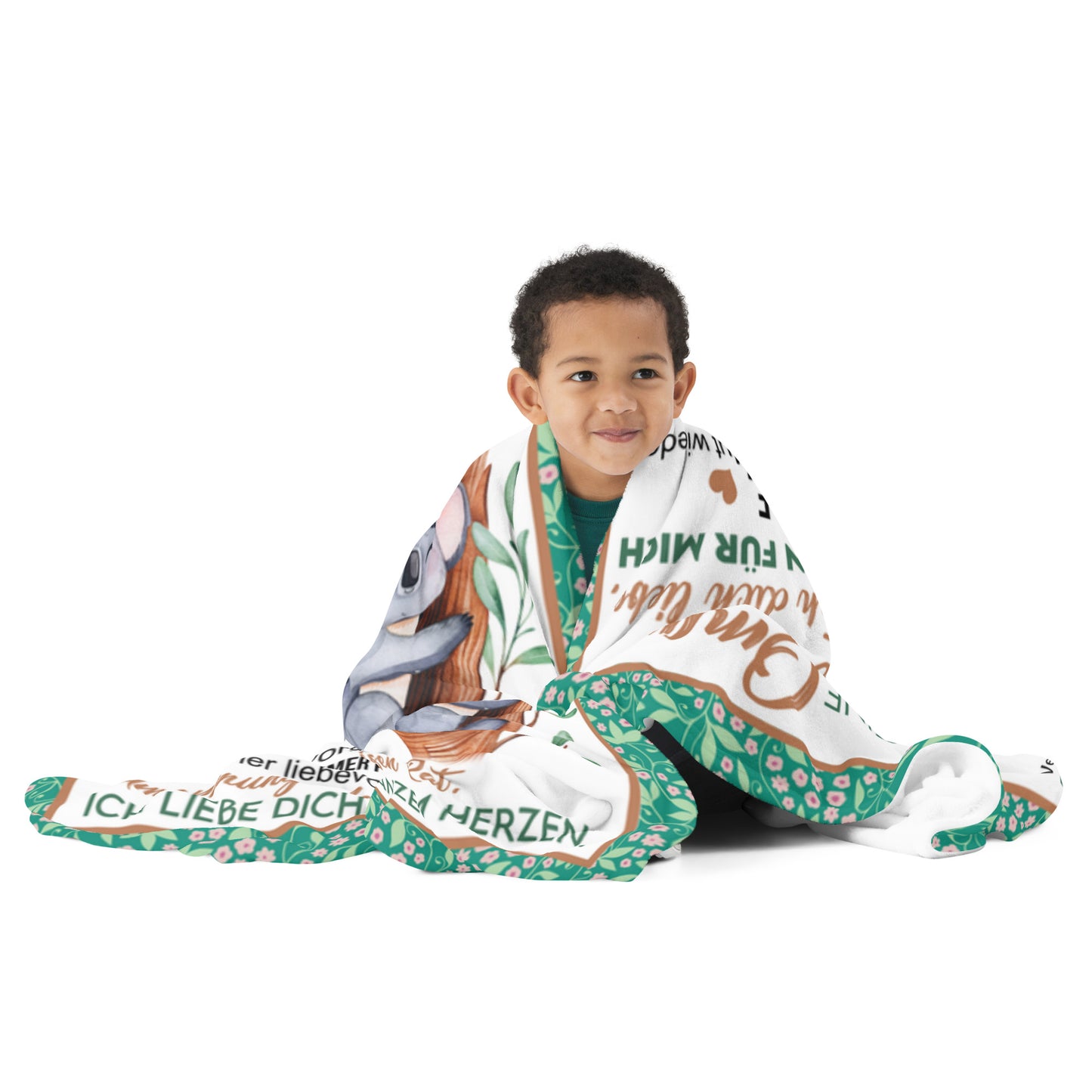 Wohlige Umarmung: An meine Oma! Liebevolle Kuscheldecke für besondere Momente