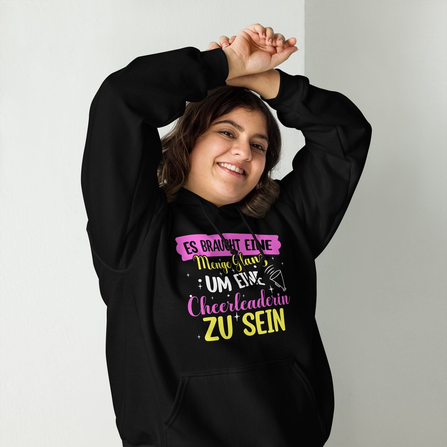 Glanzvolle Cheerleaderin Hoodie - Stylischer Kapuzenpullover für Cheer-Fans