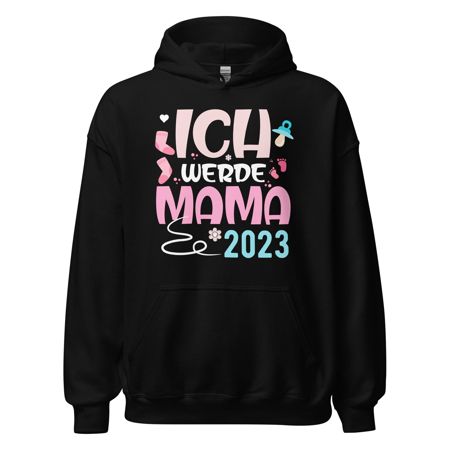 Ich werde Mama 2023 Hoodie | Schwangerschaft Kapuzenpullover
