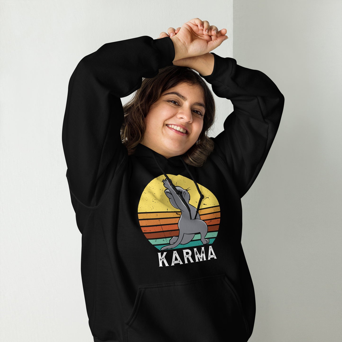 Karma Cat Hoodie - Stilvoll mit Karma!