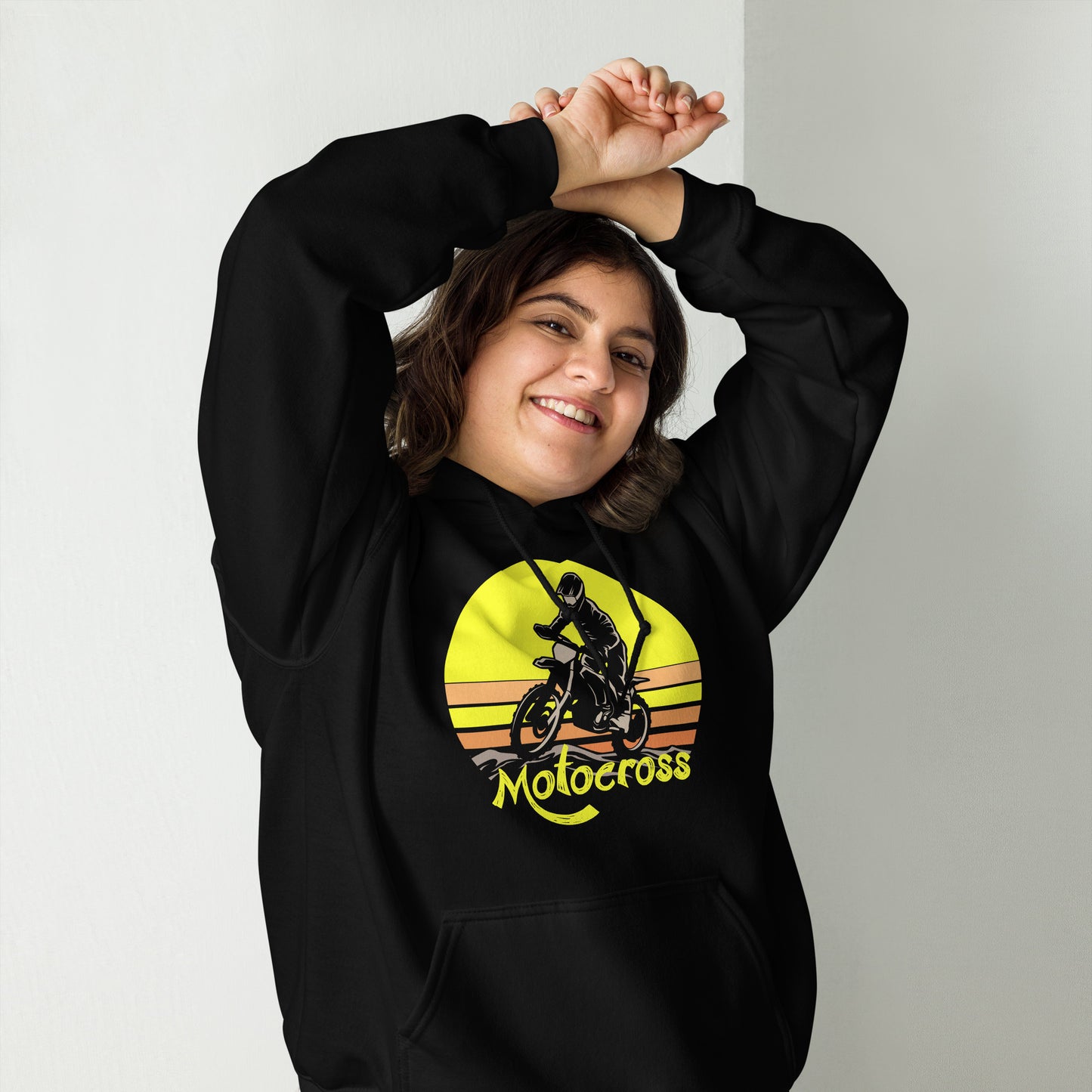Motocross Retro Vintage Hoodie - Stilvoller Look für echte Fans