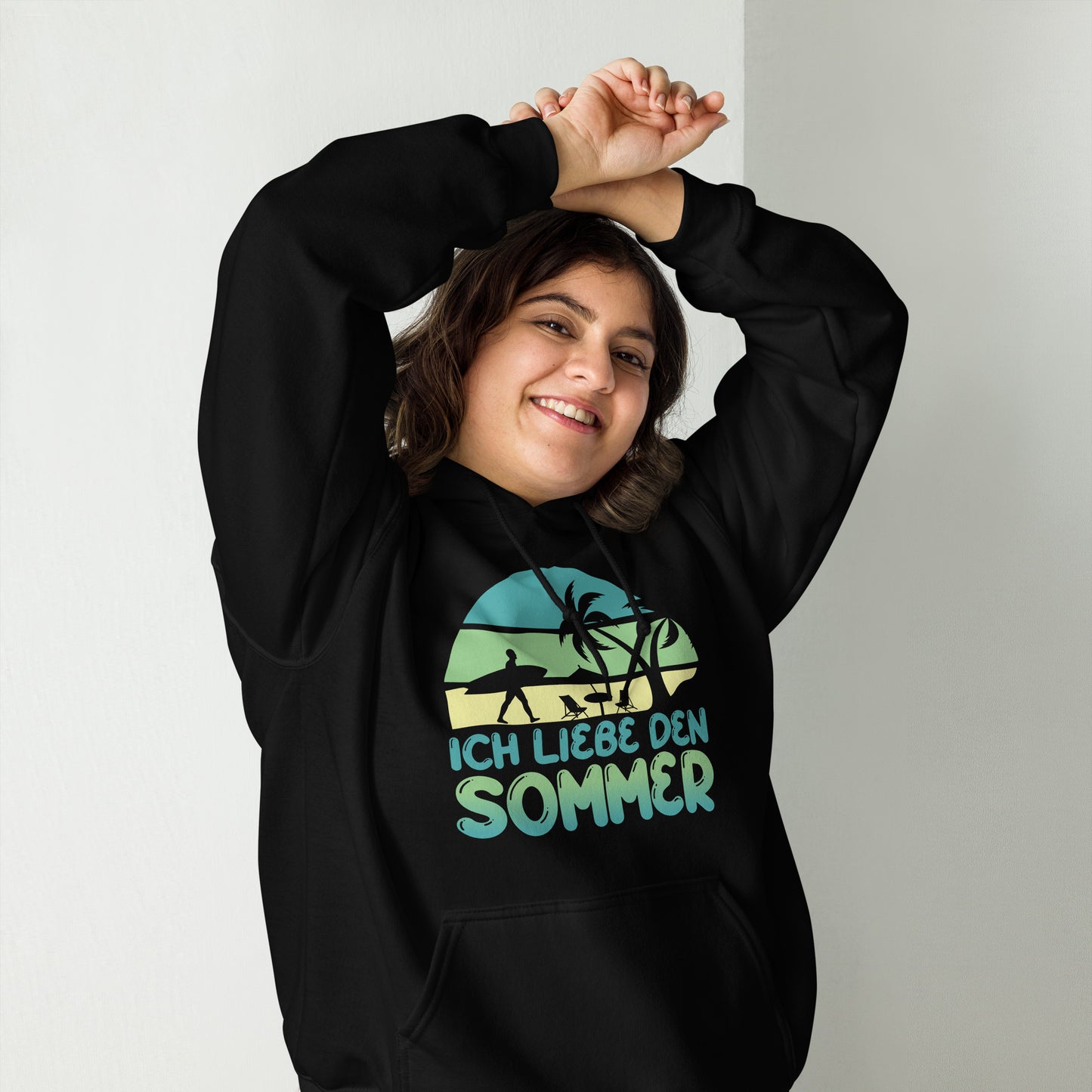 Ich liebe den Sommer Hoodie | Sommerliebe Kapuzenpullover