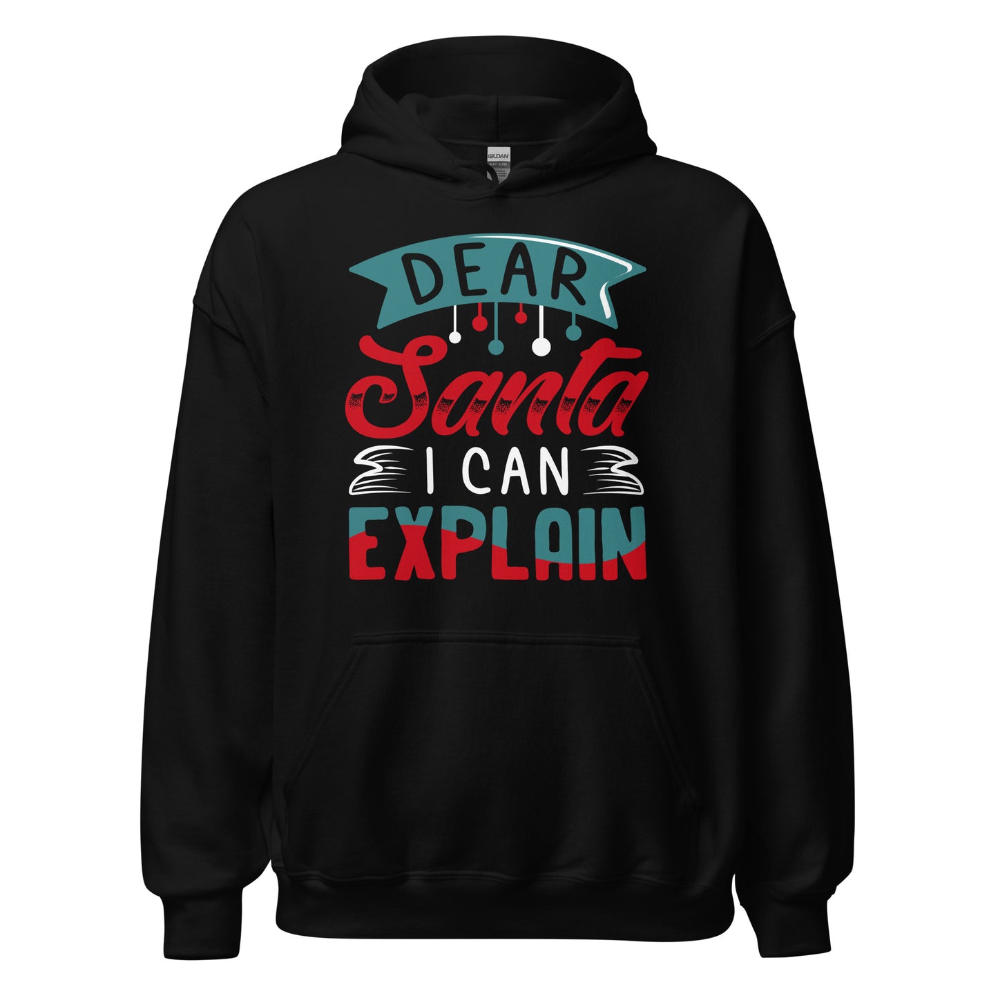 Dear Santa, I can explain Hoodie - Weihnachten Fun Kapuzenpullover