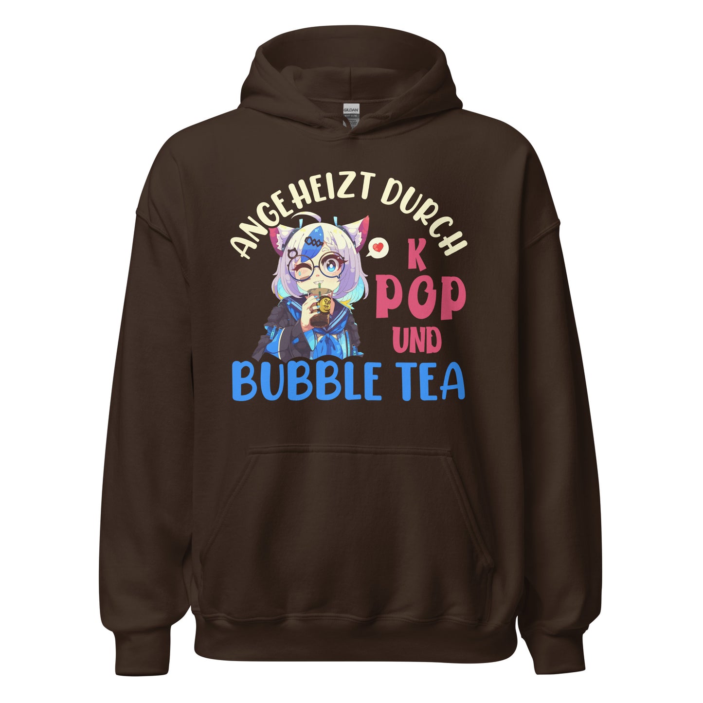 Anime, angeheizt durch K Pop und Bubble Tea! Hoodie | Stylischer Kapuzenpullover für Anime-Fans