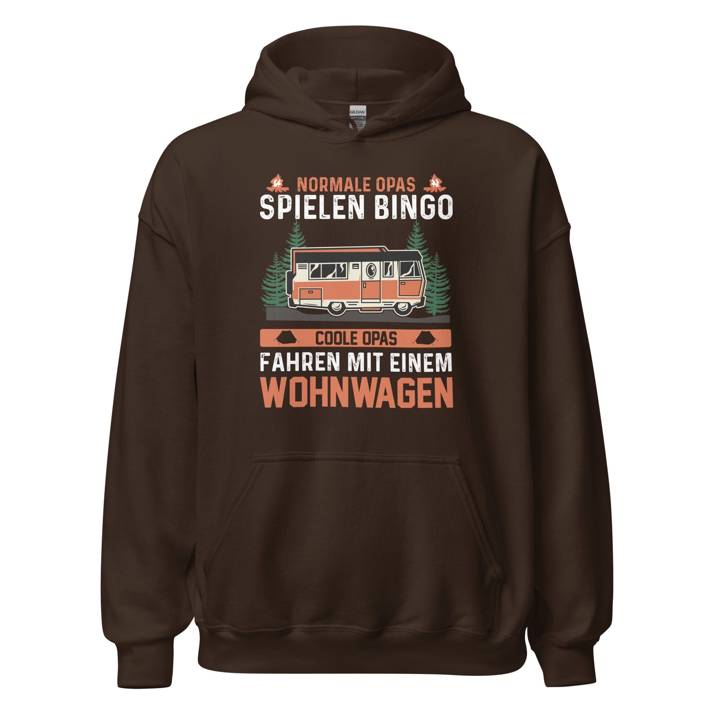 Coole Opa Wohnwagen Hoodie | Stylischer Kapuzenpullover für Abenteurer