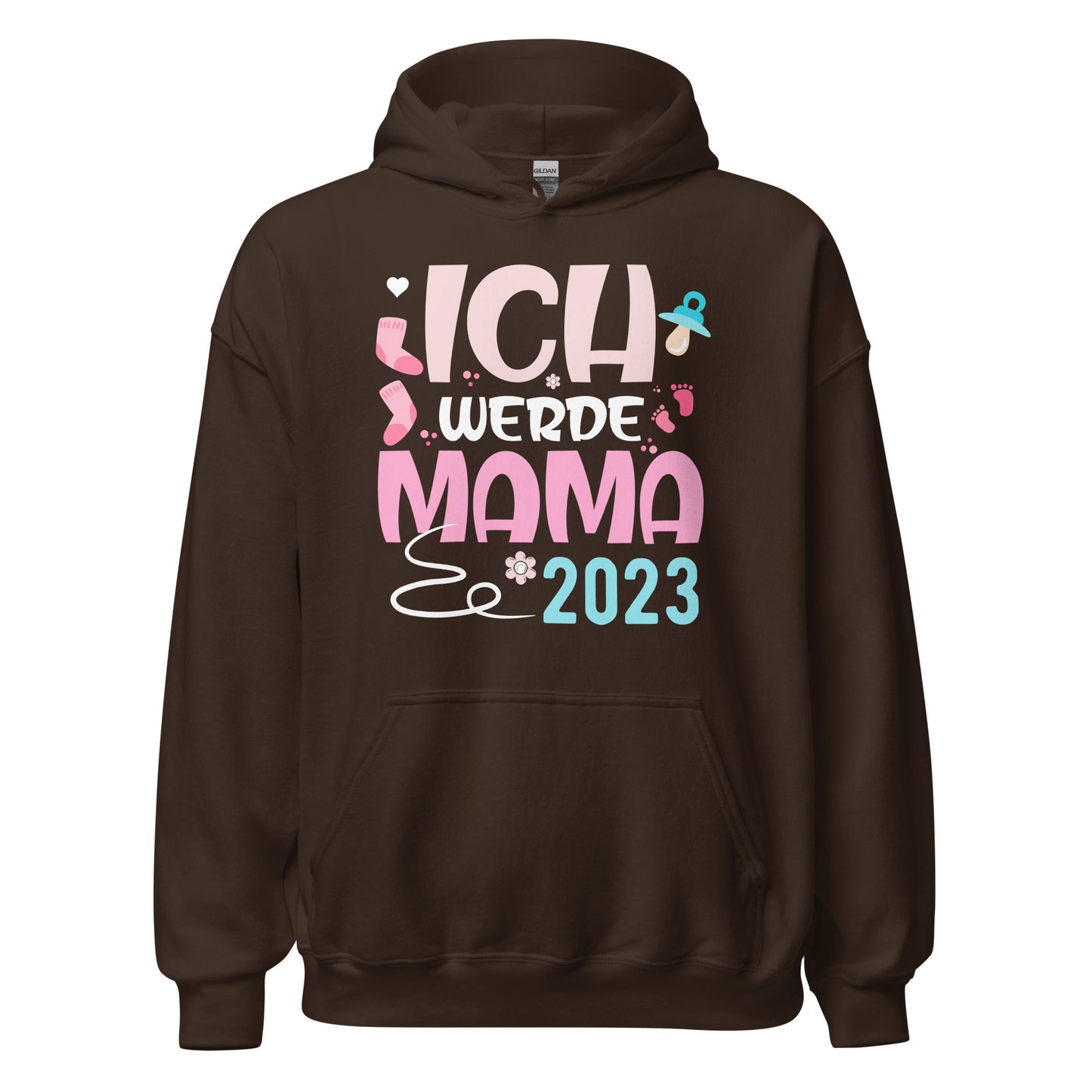 Ich werde Mama 2023 Hoodie | Schwangerschaft Kapuzenpullover