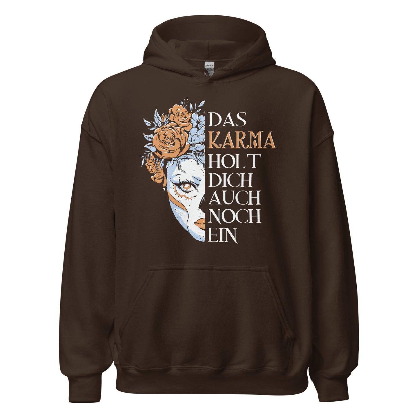 Das Karma holt dich ein!" - Trendiger Kapuzenpullover