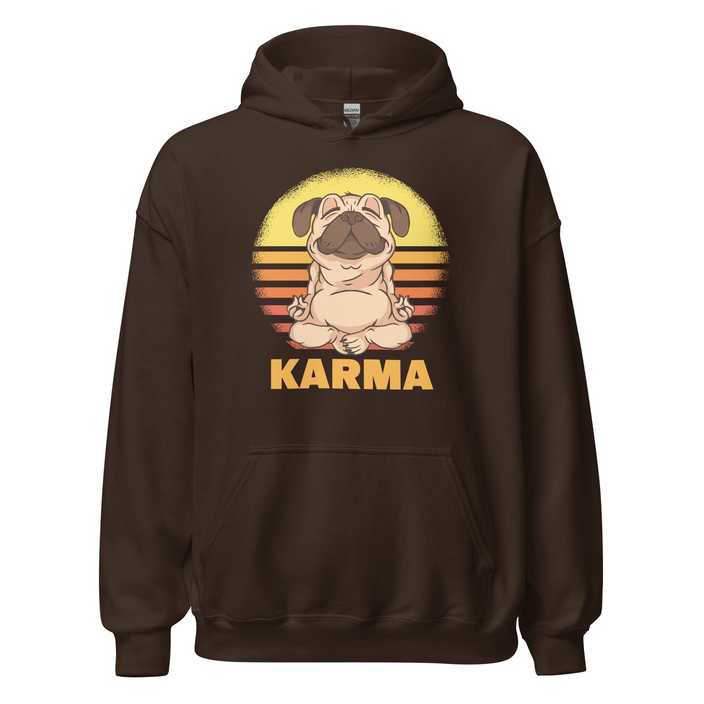 Karma Mops Hoodie | Stilvoll und karmisch inspiriert
