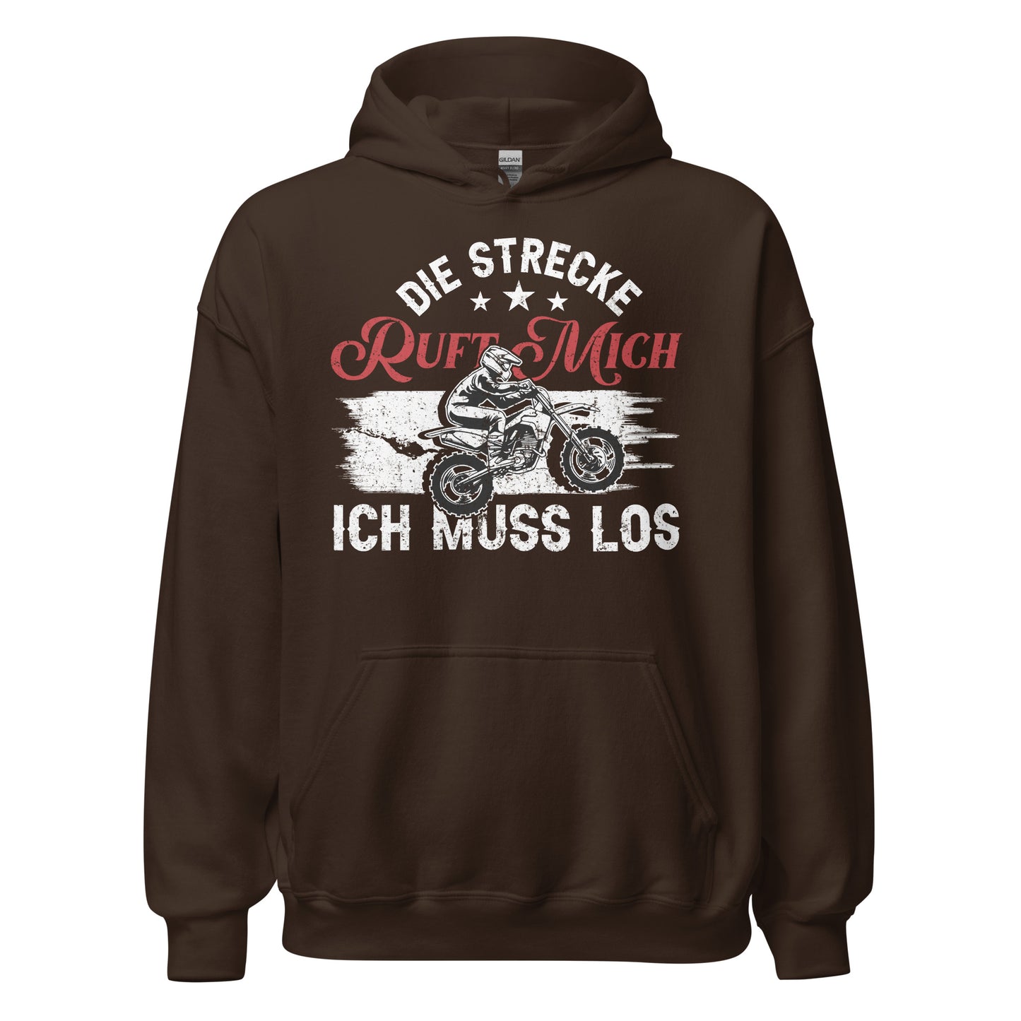 Motocross Kapuzenpullover - Die Strecke ruft, ich muss los!