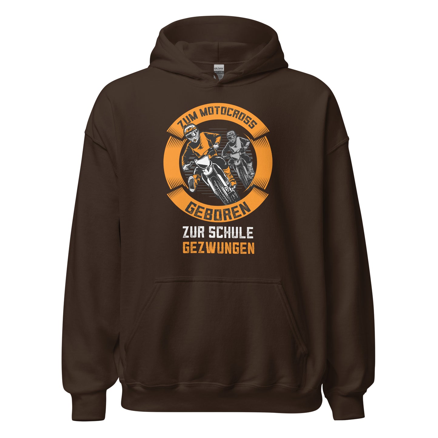 Motocross Hoodie - Geboren für Motocross, zur Schule gezwungen!