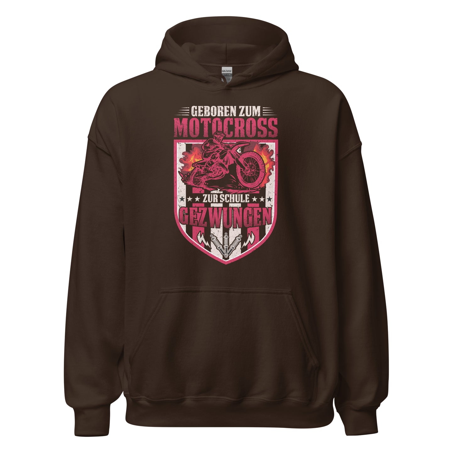 Geboren für Motocross! Zur Schule gezwungen? Kapuzenpullover