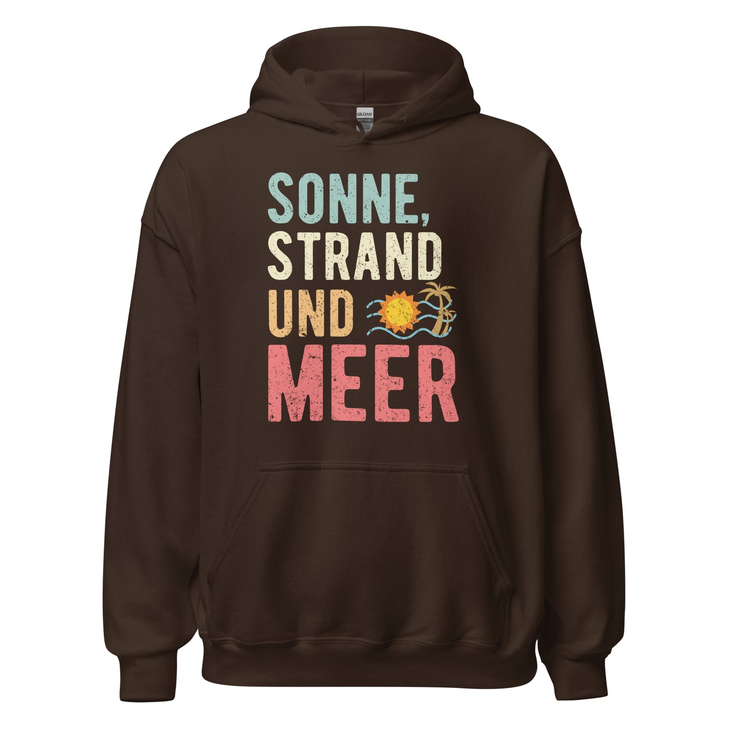 Gemütlicher Hoodie - Sonne, Strand, MEER!