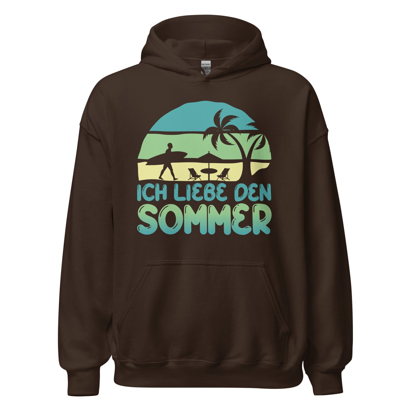 Ich liebe den Sommer Hoodie | Sommerliebe Kapuzenpullover