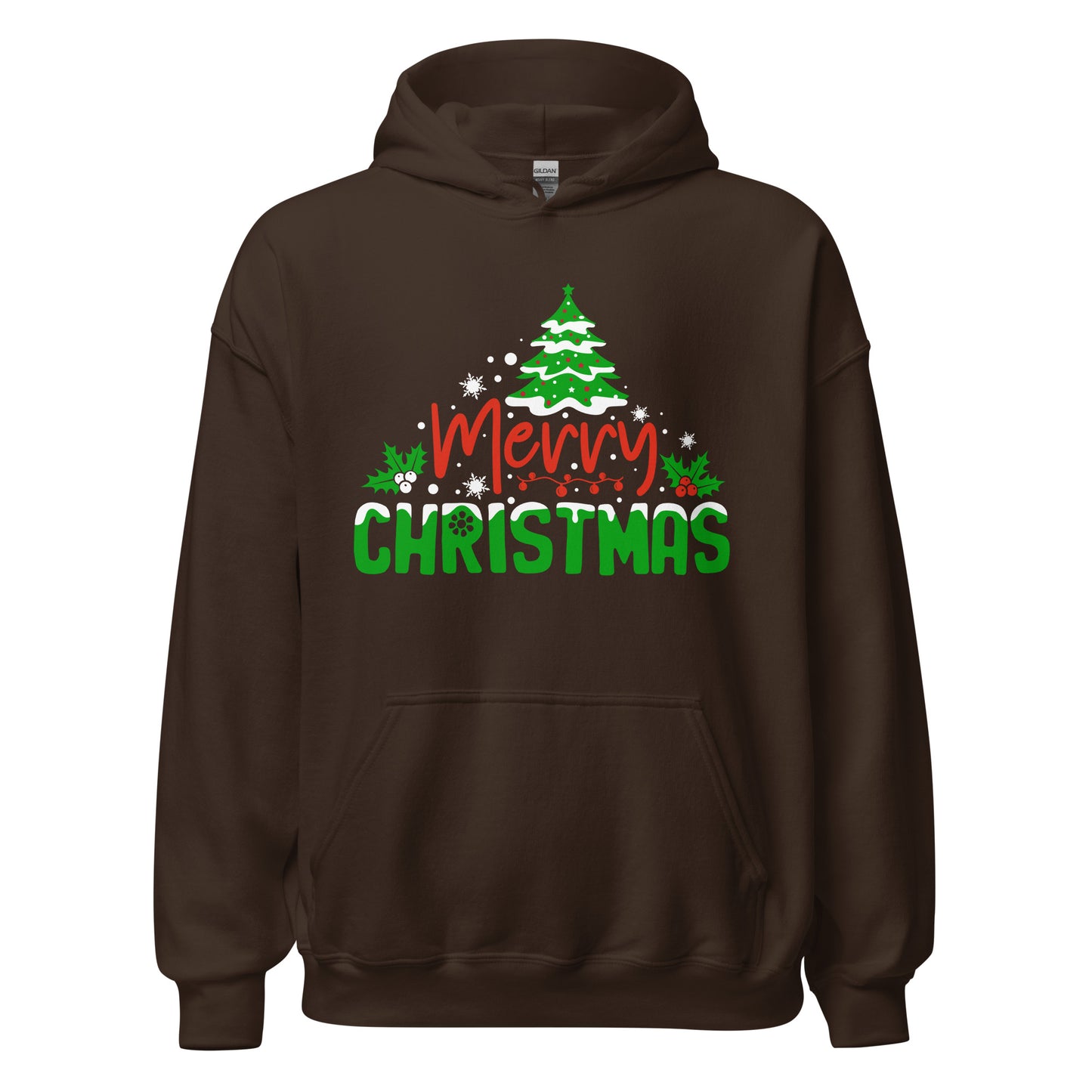 Merry Christmas Tree Hoodie – Festlicher Baum für winterliche Wärme