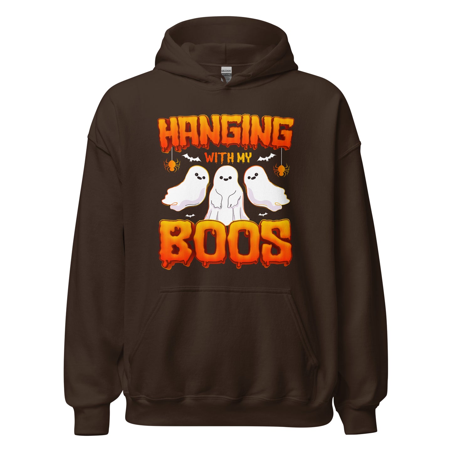 Halloween Hoodie: Hanging with my BOOS - Gespenstischer Kapuzenpullover für unheimlichen Spaß