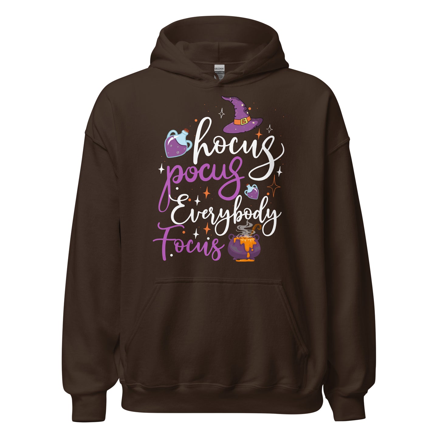 Halloween Hoodie: Hocus Pocus, Everybody Focus - Lustiger Kapuzenpullover für magischen Spaß