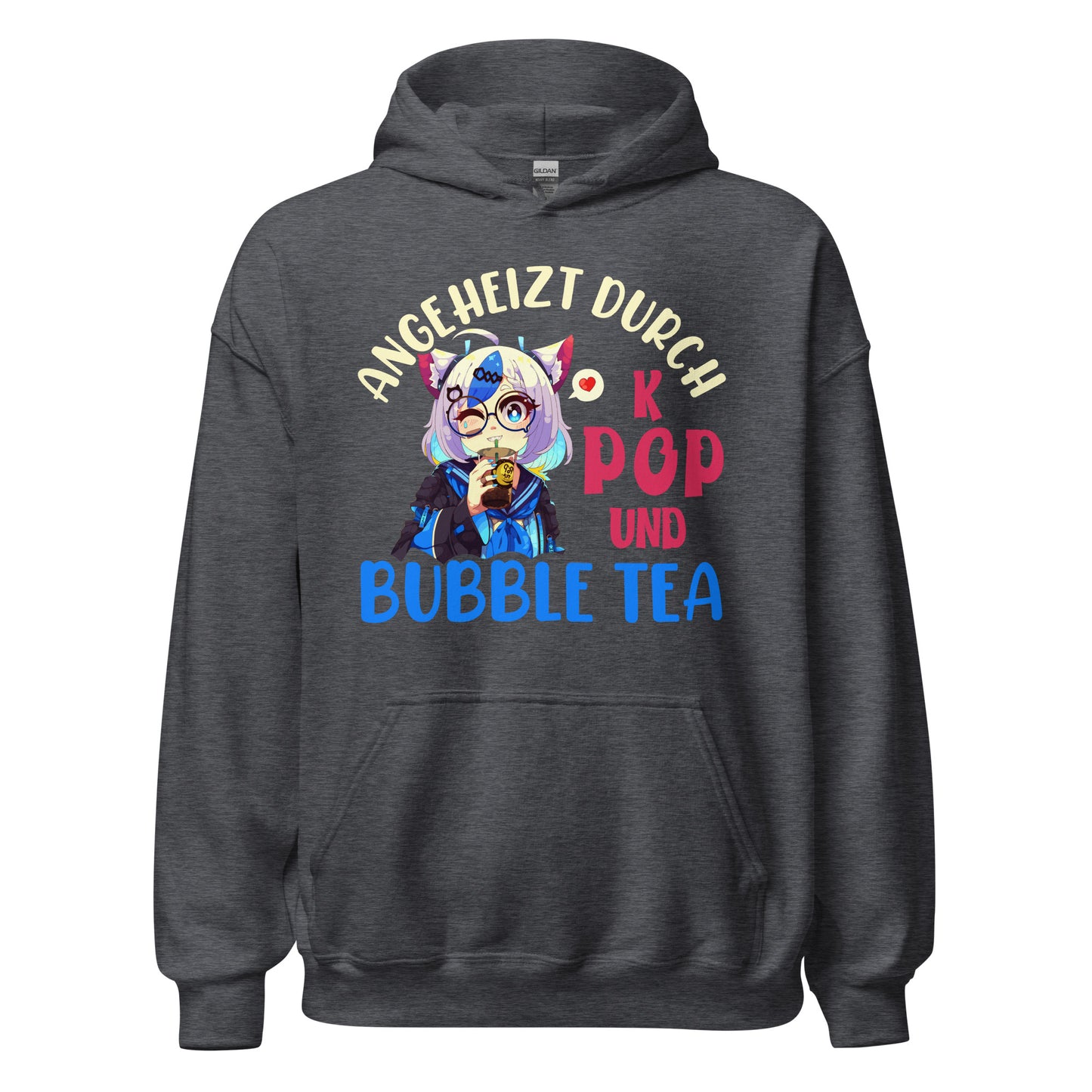 Anime, angeheizt durch K Pop und Bubble Tea! Hoodie | Stylischer Kapuzenpullover für Anime-Fans
