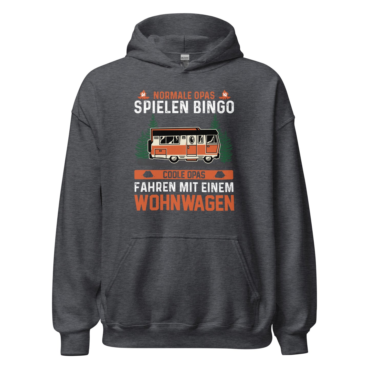 Coole Opa Wohnwagen Hoodie | Stylischer Kapuzenpullover für Abenteurer