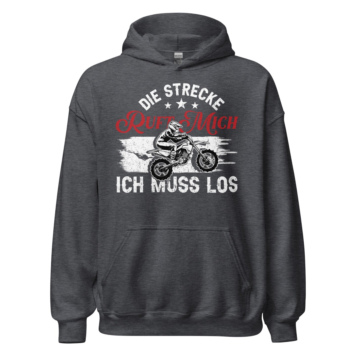 Motocross Kapuzenpullover - Die Strecke ruft, ich muss los!
