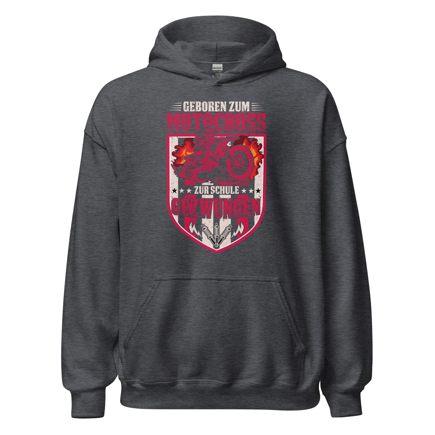 Geboren für Motocross! Zur Schule gezwungen? Kapuzenpullover