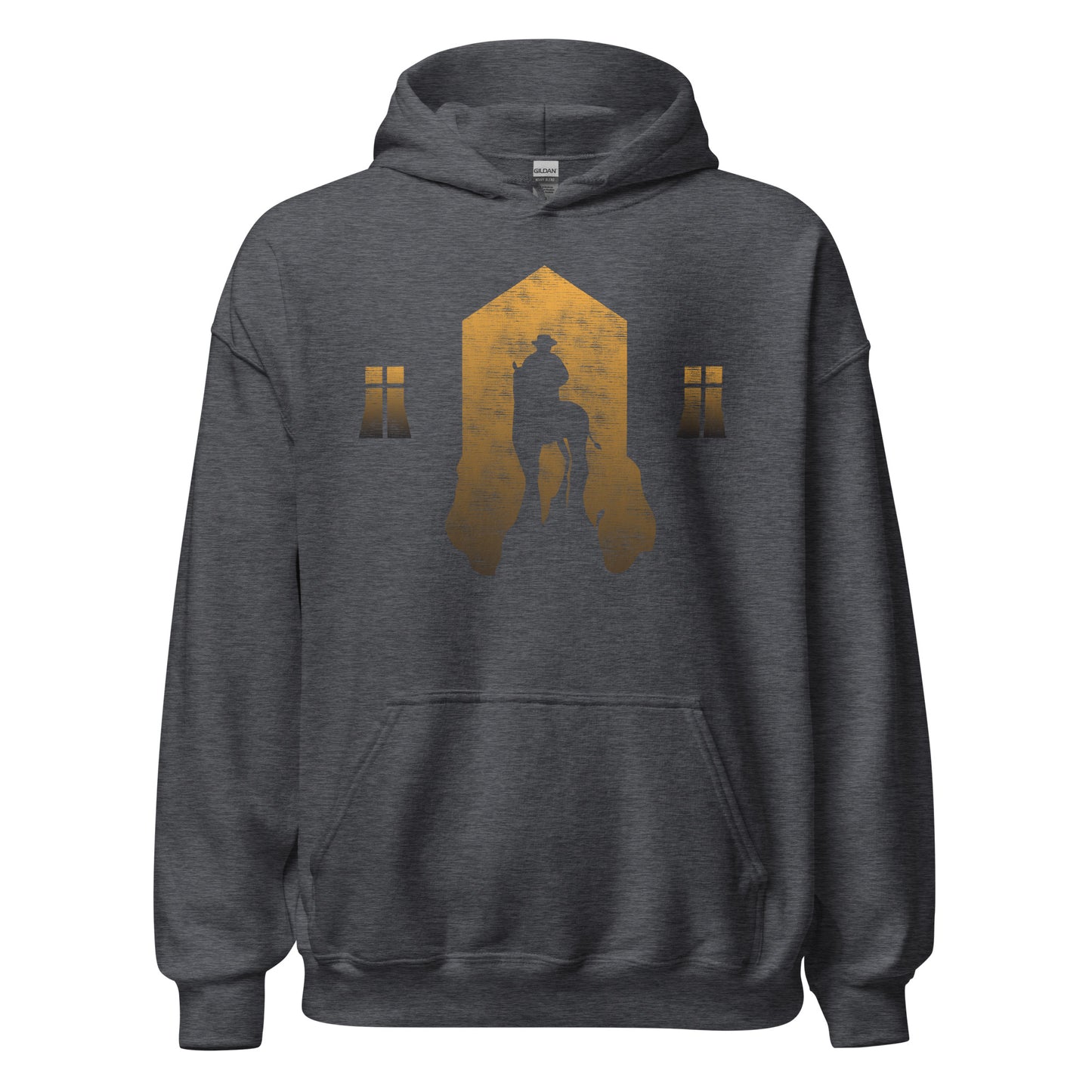 Retro Vintage Hoodie mit Pferdesilhouette - Ein Hauch von Nostalgie!
