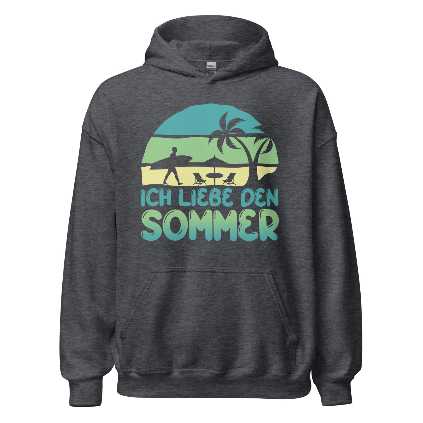 Ich liebe den Sommer Hoodie | Sommerliebe Kapuzenpullover