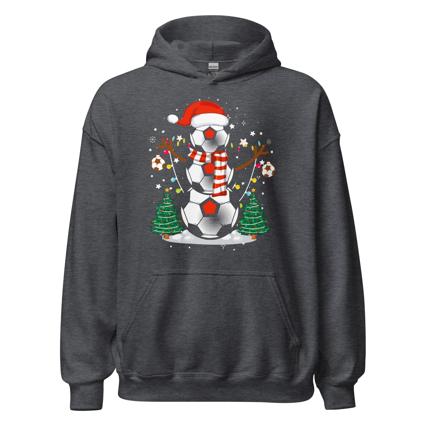 Christmas Football Hoodie - Weihnachten Fussball Kapuzenpullover