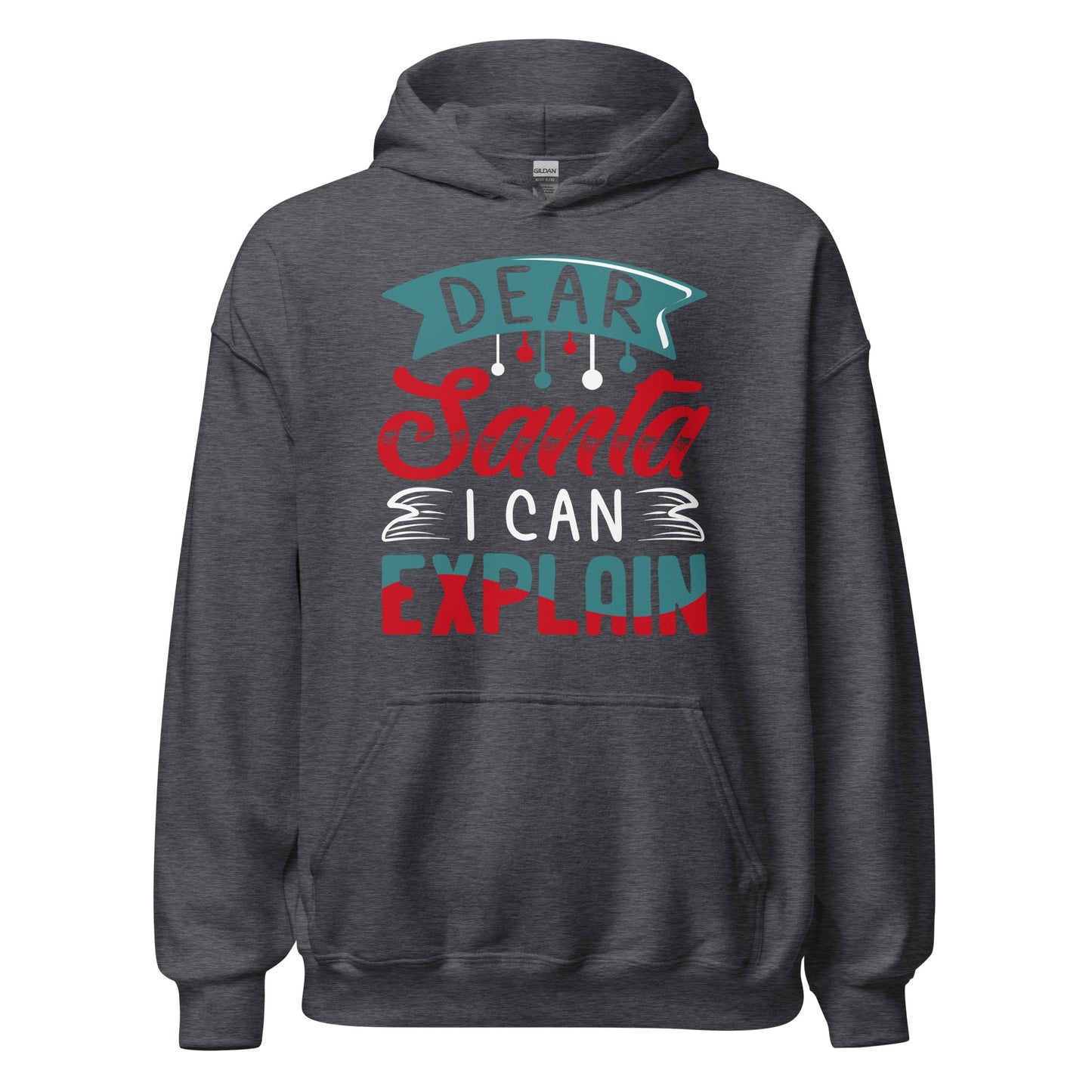 Dear Santa, I can explain Hoodie - Weihnachten Fun Kapuzenpullover