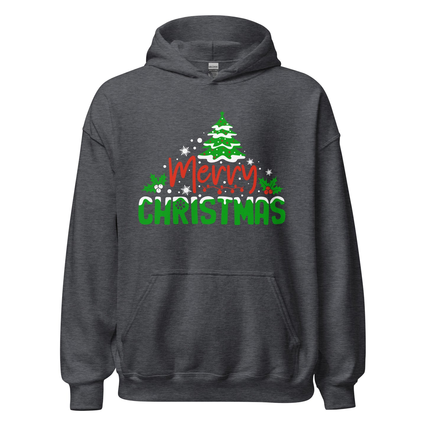Merry Christmas Tree Hoodie – Festlicher Baum für winterliche Wärme