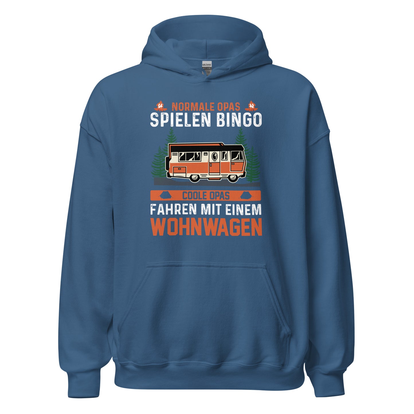 Coole Opa Wohnwagen Hoodie | Stylischer Kapuzenpullover für Abenteurer