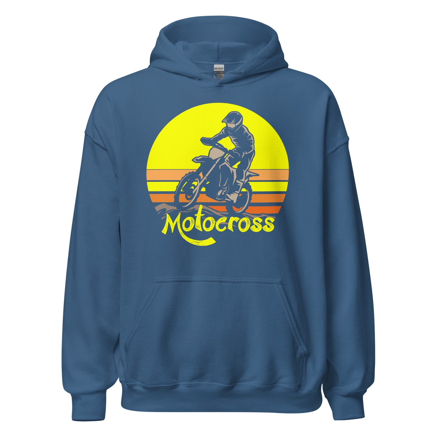 Motocross Retro Vintage Hoodie - Stilvoller Look für echte Fans