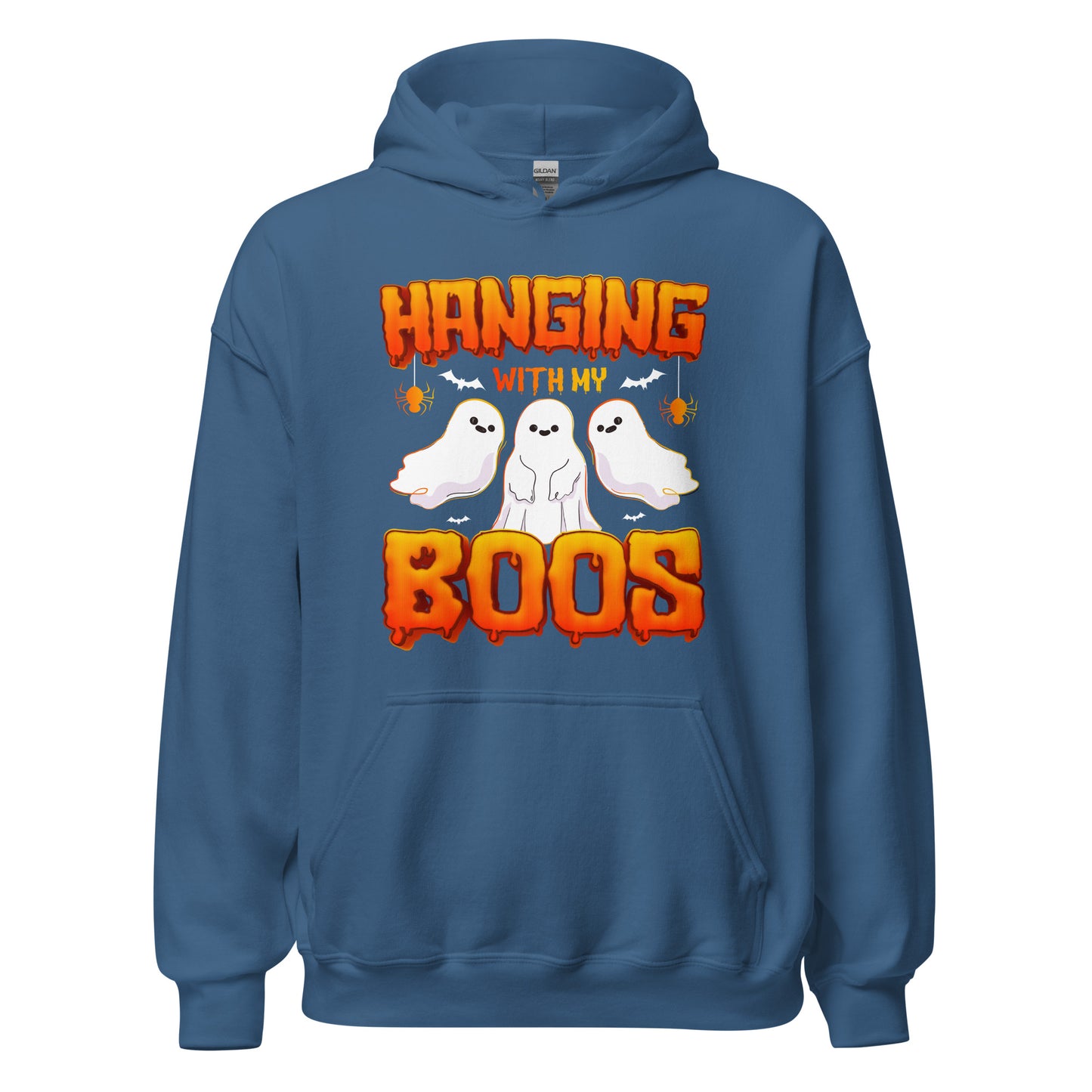 Halloween Hoodie: Hanging with my BOOS - Gespenstischer Kapuzenpullover für unheimlichen Spaß