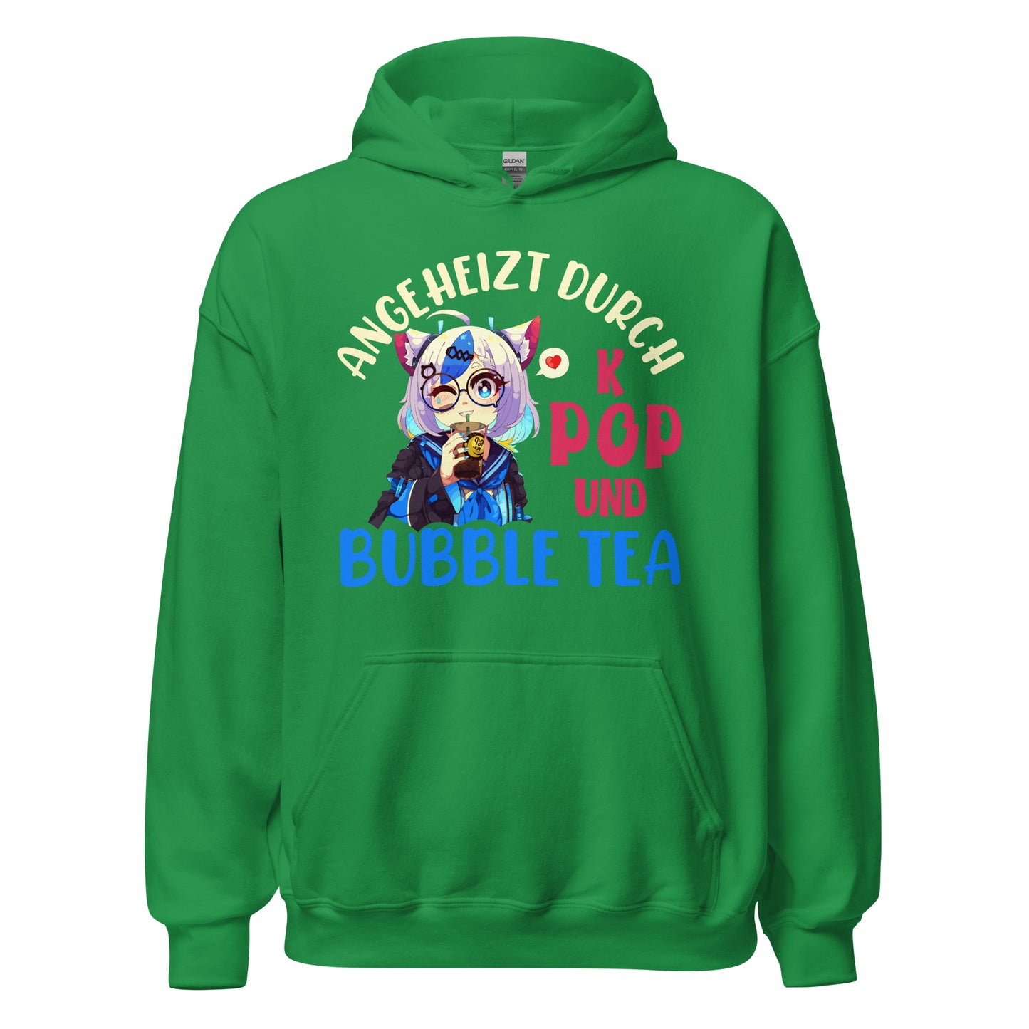 Anime, angeheizt durch K Pop und Bubble Tea! Hoodie | Stylischer Kapuzenpullover für Anime-Fans