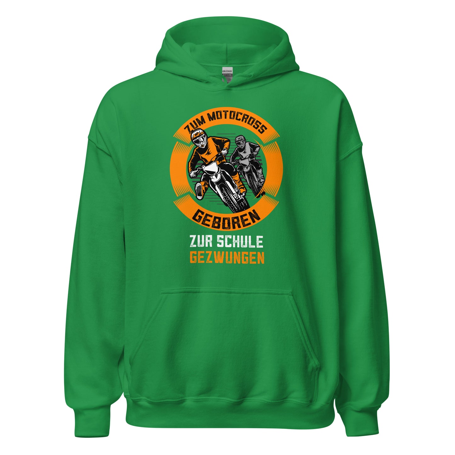 Motocross Hoodie - Geboren für Motocross, zur Schule gezwungen!