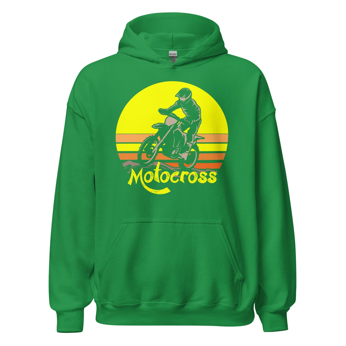 Motocross Retro Vintage Hoodie - Stilvoller Look für echte Fans