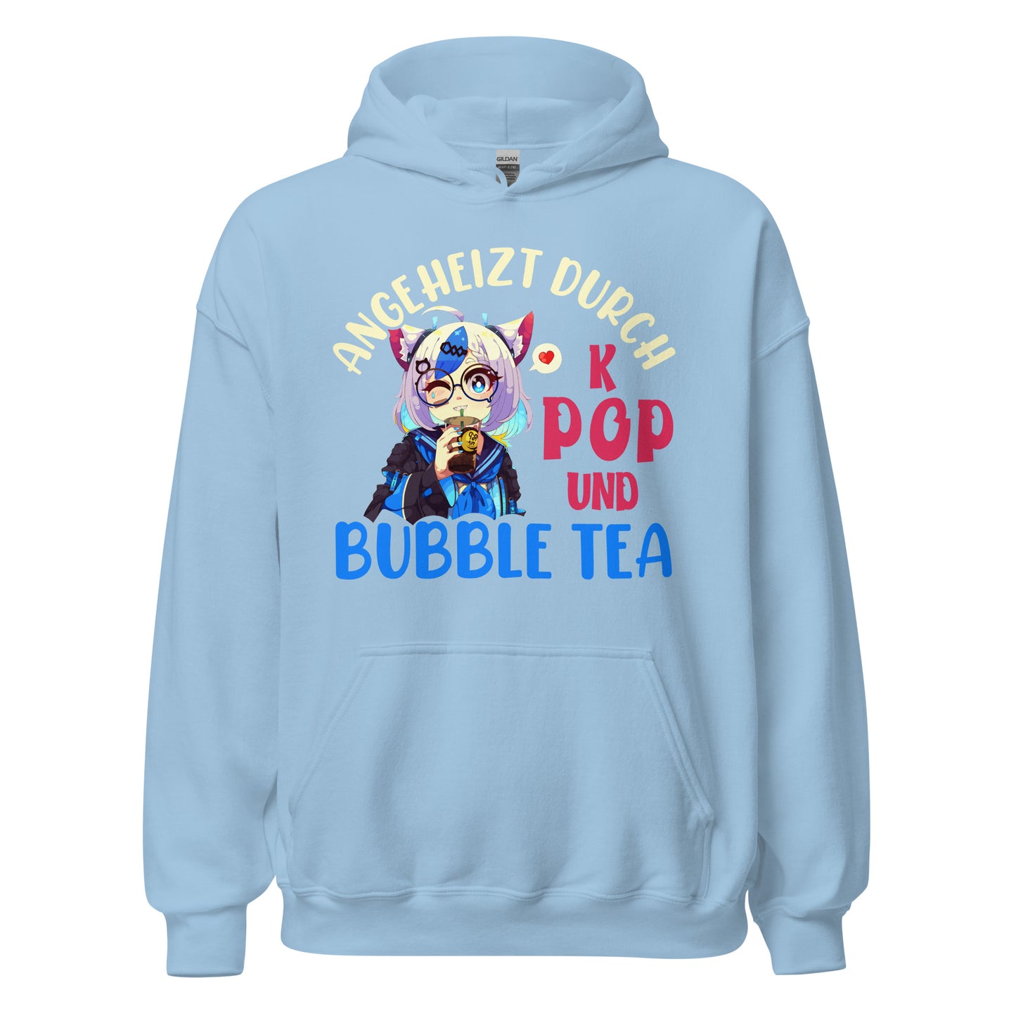 Anime, angeheizt durch K Pop und Bubble Tea! Hoodie | Stylischer Kapuzenpullover für Anime-Fans