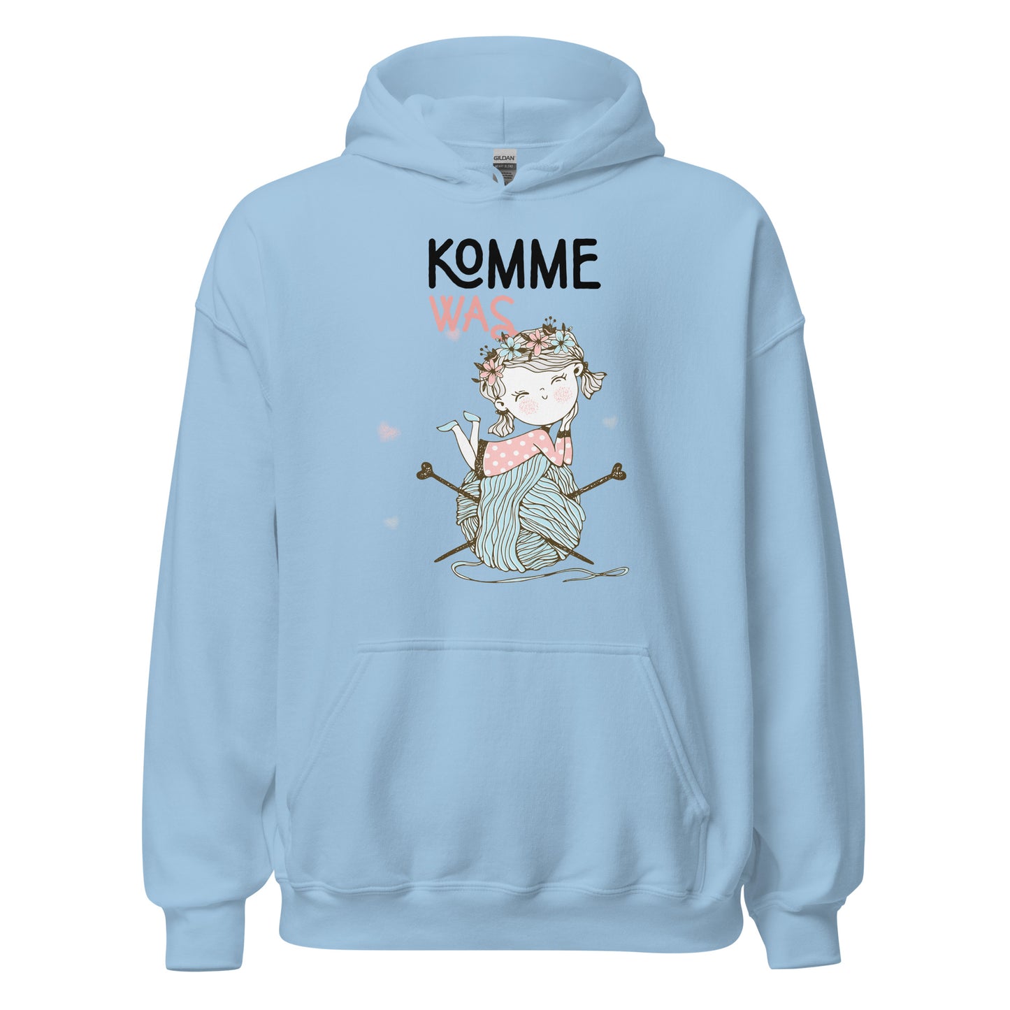Komme was Wolle! Funny Spruch Hoodie | Witziger Kapuzenpullover